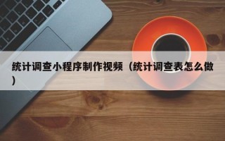 乐山统计调查小程序制作视频（统计调查表怎么做）